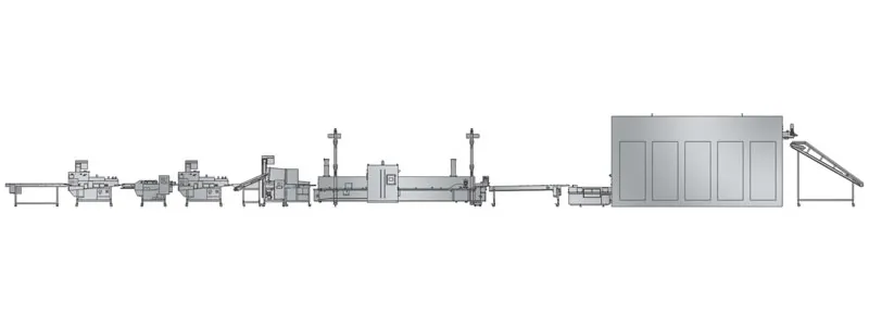 Automatic Fish Popcorn & Chicken Popcorn Production Line